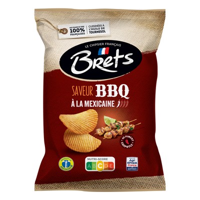 Chips barbecue a la mexicaine 125g