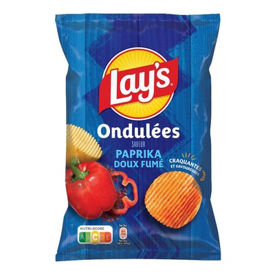 Chips ondulees paprika 120g