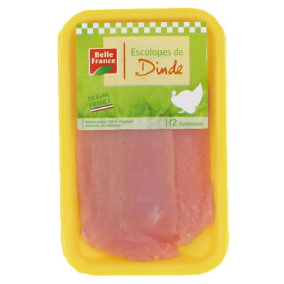 Escalopes dinde x2 p.varia 250g