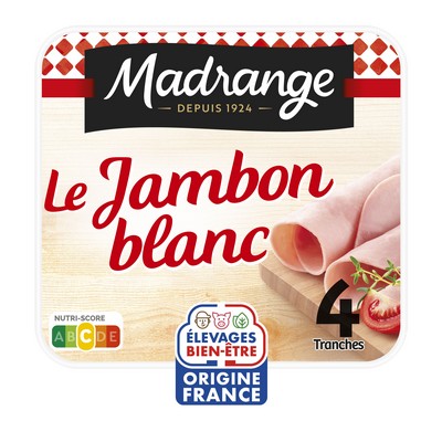 Le jambon blanc x4 140g