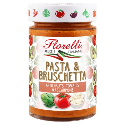 Sauce artichauts tomates mascarpone 190g